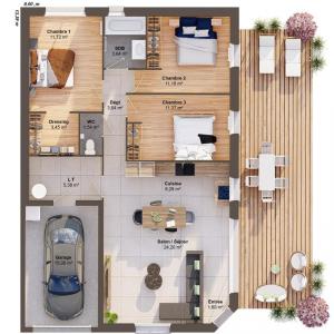 Acheter Maison 86 m2 Castelnau-de-medoc