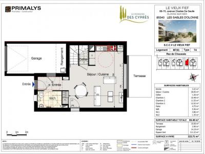 For rent Olonne-sur-mer 4 rooms 84 m2 Vendee (85340) photo 1