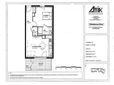 Louer Appartement Pulversheim 550 euros