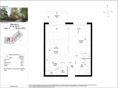 For rent Bousbecque 2 rooms 43 m2 Nord (59166) photo 3