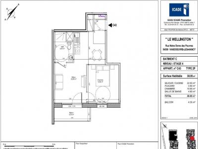 Louer Appartement Vandoeuvre-les-nancy 569 euros