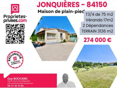 Annonce Vente 4 pices Maison Jonquieres 84