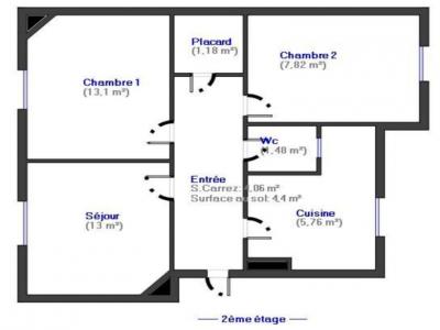 For sale Sevran 3 rooms 46 m2 Seine saint denis (93270) photo 3