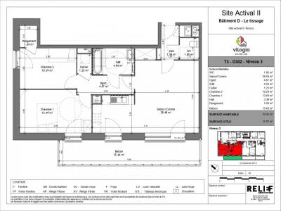Acheter Appartement 70 m2 Roncq