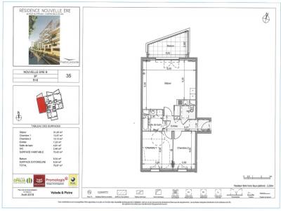 For rent Castelnau-le-lez 3 rooms 62 m2 Herault (34170) photo 1