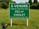 For sale Land Cholet PROCHE SACRE COEUR