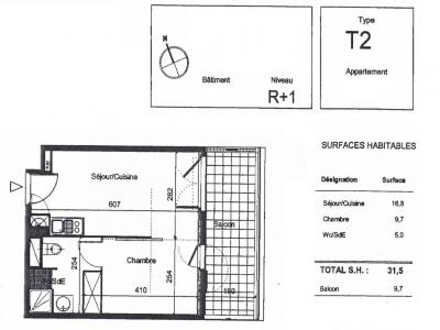 Annonce Vente 2 pices Appartement Montpellier 34