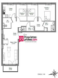 For sale Camiers 4 rooms 87 m2 Pas de calais (62176) photo 1