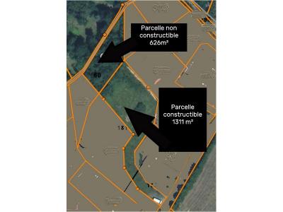 Acheter Terrain 1937 m2 Nervieux