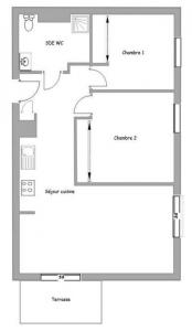 For sale LES THERMES 3 rooms 57 m2 Herault (34990) photo 1