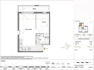 For rent Chapelle-sur-erdre 2 rooms 45 m2 Loire atlantique (44240) photo 2
