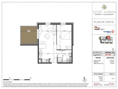 For rent Strasbourg 2 rooms 39 m2 Bas rhin (67200) photo 2
