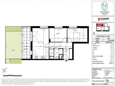 For sale Vannes 3 rooms 62 m2 Morbihan (56000) photo 2
