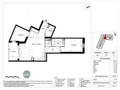 Annonce Location 3 pices Appartement Villeneuve-d'ascq 59