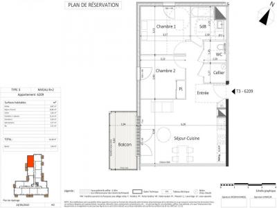 Louer Appartement 62 m2 Laval