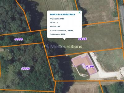 Acheter Terrain 3221 m2 Montagnac-la-crempse