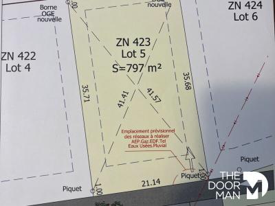 Acheter Terrain 797 m2 Verdun-sur-garonne