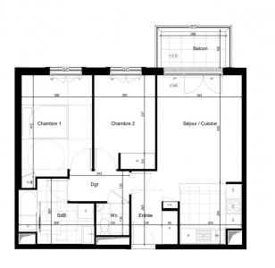 For rent Franconville 3 rooms 58 m2 Val d'Oise (95130) photo 0