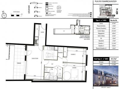 For rent Orleans 3 rooms 67 m2 Loiret (45000) photo 1