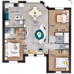 For sale Mirebeau 5 rooms 88 m2 Vienne (86110) photo 4