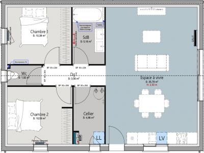 Annonce Vente 3 pices Maison Saint-sauveur 33