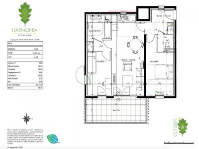 Annonce Vente 3 pices Appartement Gilette 06