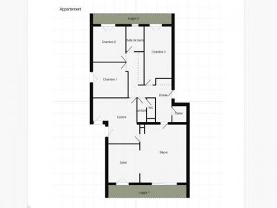 Acheter Appartement 95 m2 Trelaze