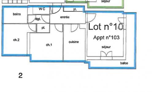 For sale Angers 3 rooms 64 m2 Maine et loire (49100) photo 2