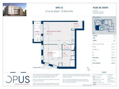 Annonce Location 2 pices Appartement Laval 53