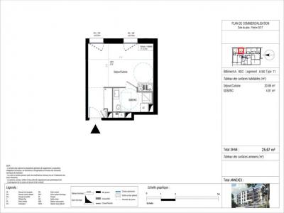 For rent Nantes 1 room 25 m2 Loire atlantique (44100) photo 3