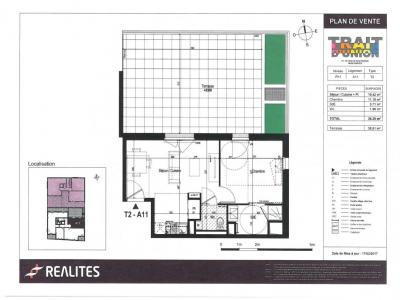 For rent Nantes 2 rooms 36 m2 Loire atlantique (44100) photo 1