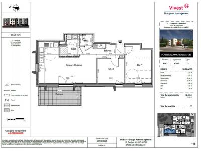 Annonce Location 3 pices Appartement Longeville-les-metz 57