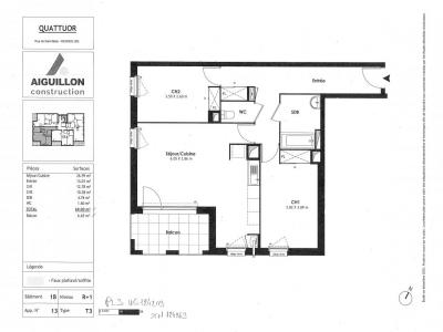 Annonce Location 3 pices Appartement Rennes 35