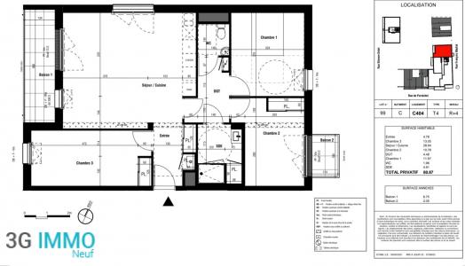 For sale Saint-nazaire 4 rooms 80 m2 Loire atlantique (44600) photo 3