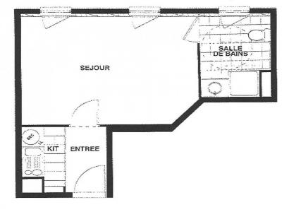 For rent Saint-herblain 1 room 28 m2 Loire atlantique (44800) photo 4