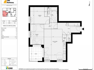 Acheter Appartement 76 m2 Caluire-et-cuire