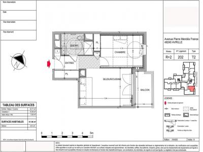 Annonce Location 2 pices Appartement Avrille 49