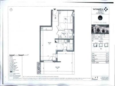 For rent Lyon-8eme-arrondissement 2 rooms 52 m2 Rhone (69008) photo 3