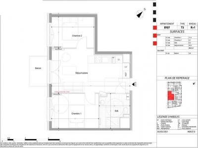 Louer Appartement 48 m2 Montigny-les-metz