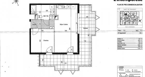 For rent Castelnau-le-lez 2 rooms 43 m2 Herault (34170) photo 1