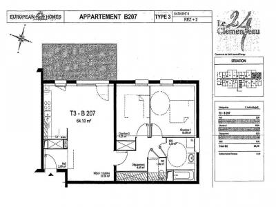 For rent Saint-laurent-blangy 3 rooms 64 m2 Pas de calais (62223) photo 4