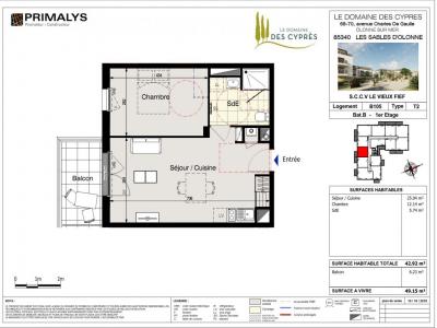 Annonce Location 2 pices Appartement Olonne-sur-mer 85