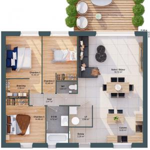 Acheter Maison 87 m2 Saint-etienne-de-montluc