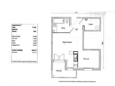 Acheter Appartement 36 m2 Meze