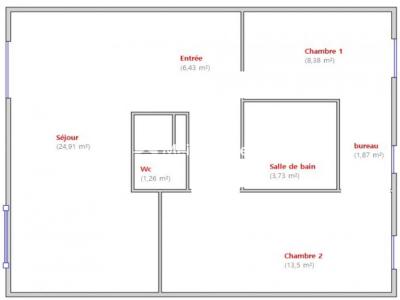 Acheter Appartement 60 m2 Boulogne-billancourt