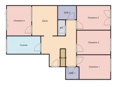 Louer Appartement Paris-15eme-arrondissement 1400 euros