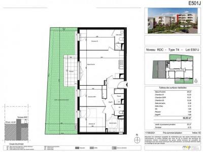 For rent Perpignan 4 rooms 82 m2 Pyrenees orientales (66100) photo 3