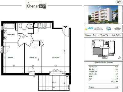 For rent Perpignan 3 rooms 58 m2 Pyrenees orientales (66100) photo 1