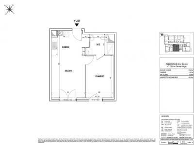 For rent Tourcoing 2 rooms 39 m2 Nord (59200) photo 3
