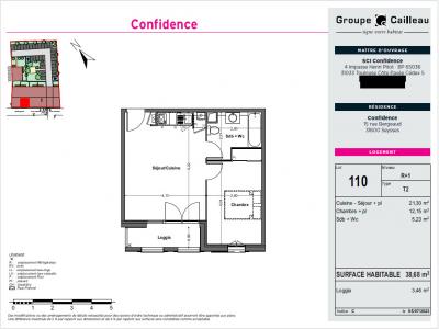 For rent Seysses 2 rooms 38 m2 Haute garonne (31600) photo 1